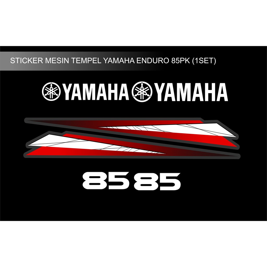 MESIN YAMAHA ENDURO 85 PK STICKING สติ๊กเกอร์ติดเครื่องจักร
