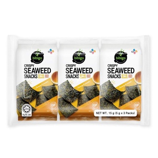 BIBIGO SESAME CRISPY SEAWEED SNACK 5gx3ea