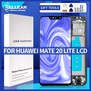 Tested Original Mate 20 Lite Display For Huawei Mate 20 Lite Lcd Touch Screen Digitizer Assembly With Frame Free Shippin