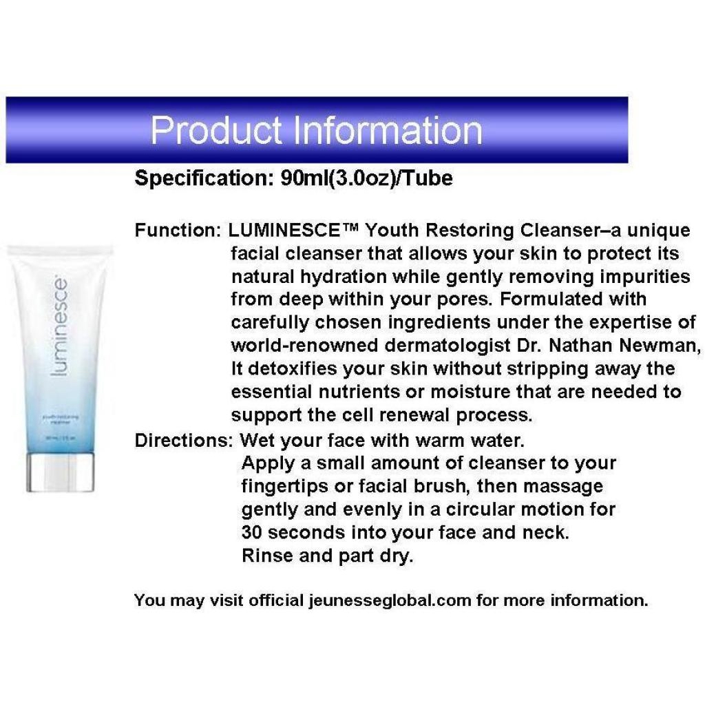 Luminesce Youth Restoring Cleanser 90 ml. ur4229 ThaiPick
