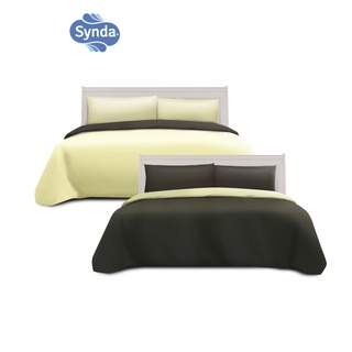  Synda ผ้าปูที่นอน Cotton Satin 500 เส้นด้าย รุ่น ORNATE RICH BROWN/BLONDE