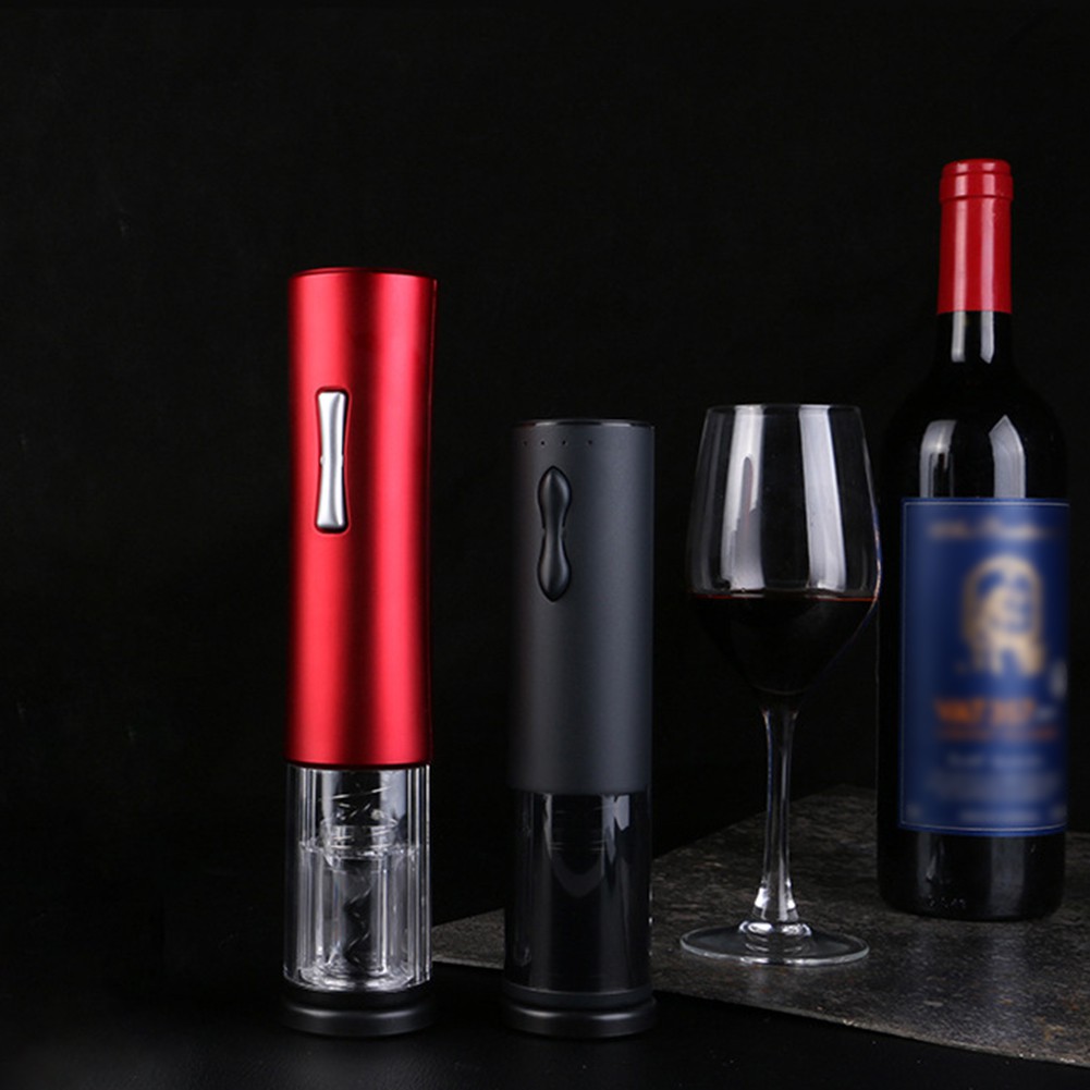 1PCS Electric Wine Bottle Opener Portable Automatic Corkscrew Foil