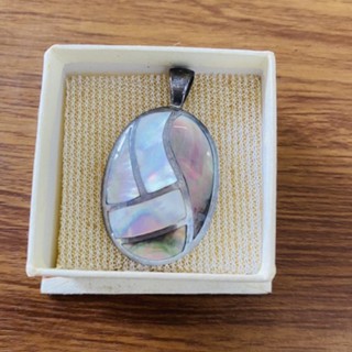 จี้เงินแท้92.5%ประดับมุก(mother of pearl)
