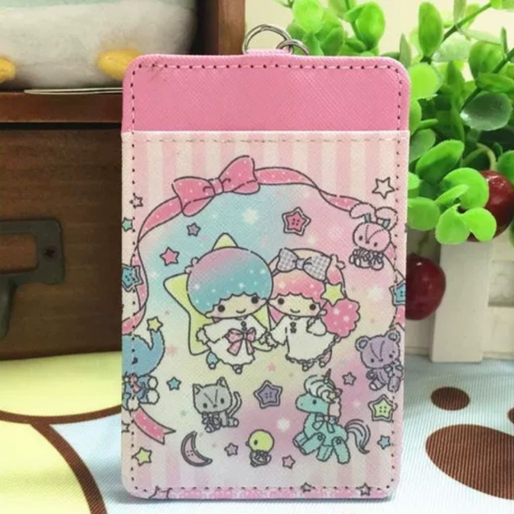 Sanrio Little Twin Stars Kiki & Lala Ezlink Card Holder พร้อมพวงกุญแจ