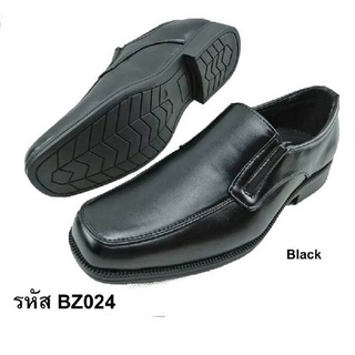 Design รองเท้าหนังชาย แบบสวม สีดำ BZ024 39-45