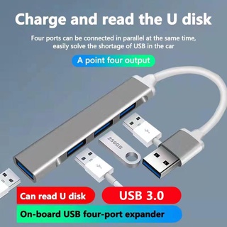 ฮับแยกพอร์ต USB 3.0 ความเร็วสูง 4 พอร์ต OTG สําหรับแล็ปท็อป คอมพิวเตอร์ 5 Gbps Multi 4