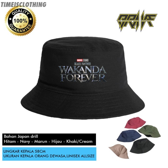 WAKANDA FOREVER BUCKET HAT - WAKANDA TIC BUCKET HAT