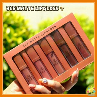 🍂3CE MATTE LIPGLOSS 🍂

ลิปสติกเนื้อแมท โทนนู้ด-น้ำตาล สีสวยใช้งานได้ทุกวัน