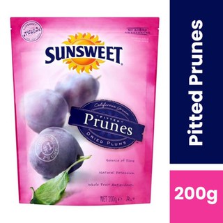 SUNSWEET Prune ลูกพรุน ซันสวีท ไม่มีเมล็ด ขนาด 200 กรัม