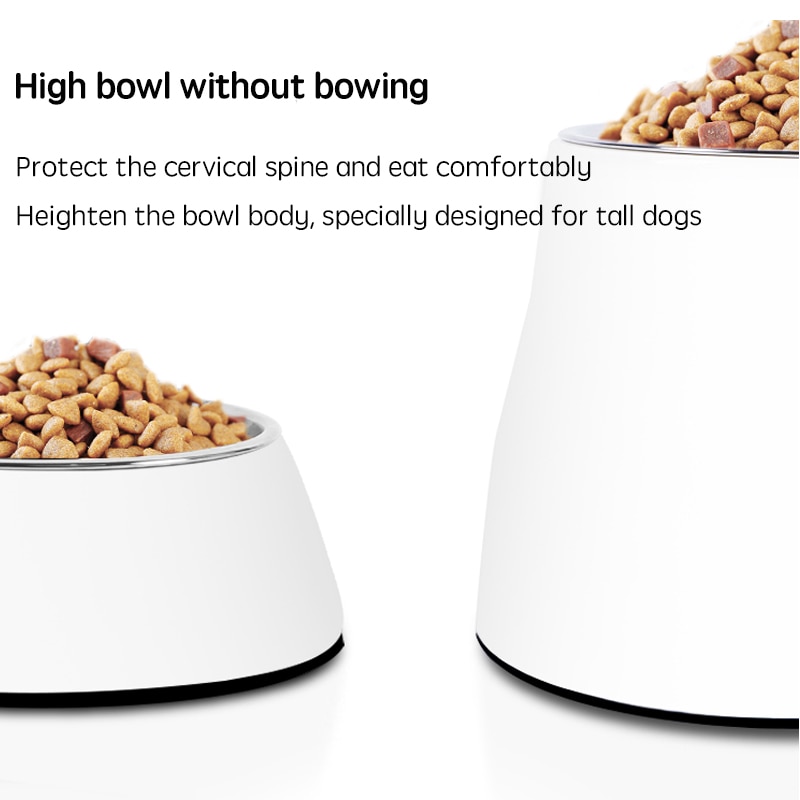 tall dog feeding bowls