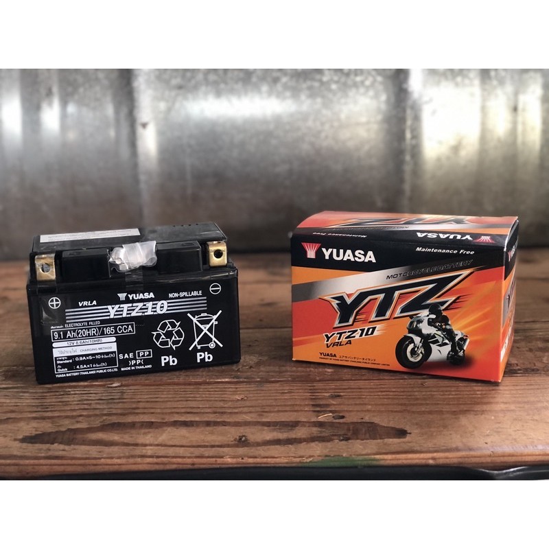 แบตเตอรี่ bigbike แบตเตอรี่บิ๊กไบค์ แบตมอเตอร์ไซค์บิ๊กไบค์ YUASA YTZ10  **สอบถามสินค้าก่อนสั่งซื้อ!!