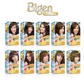 #บีเง็น ครีมคัลเลอร์ 40 กรัม #Bigen #CreamColor #onepush #วันพุช ปิดผมขาว ใช้ง่าย สะดวกสบาย