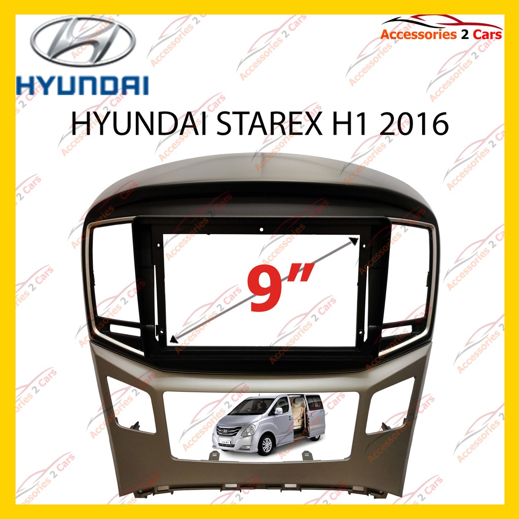 กรอบหน้าวิทยุ HYUNDAI STAREX H1 2016 จอ 9 นิ้ว รหัส HY-143N