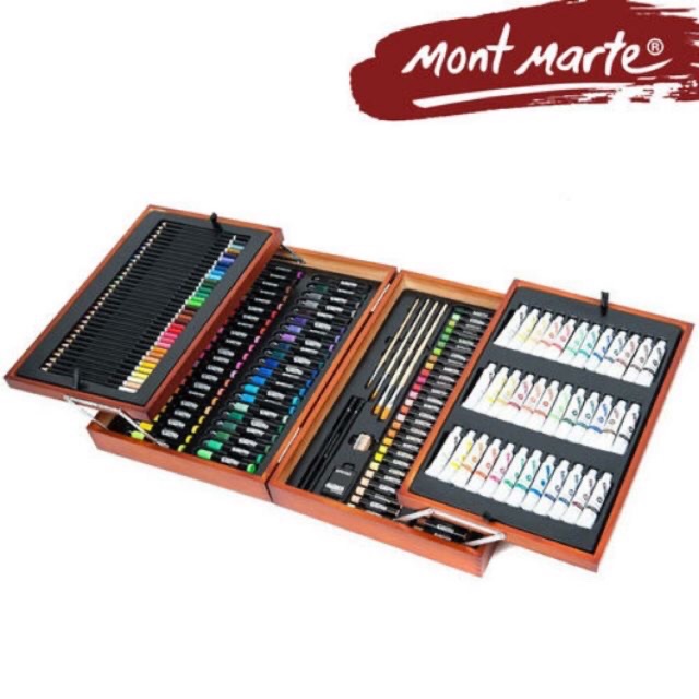 MONT MARTE MIXED MEDIA ART SET 174 PIECES ชุดเซตสี ใหญ่สะใจ