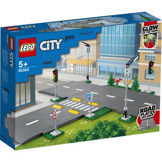 Lego City 60304 Road Plates สินค้าใหม่ Jan ปี 2021 ของแท้ 100% พร้อมส่ง