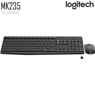 คีย์บอร์ด LOGITECH MK235 WIRELESS KEYBOARD AND MOUSE