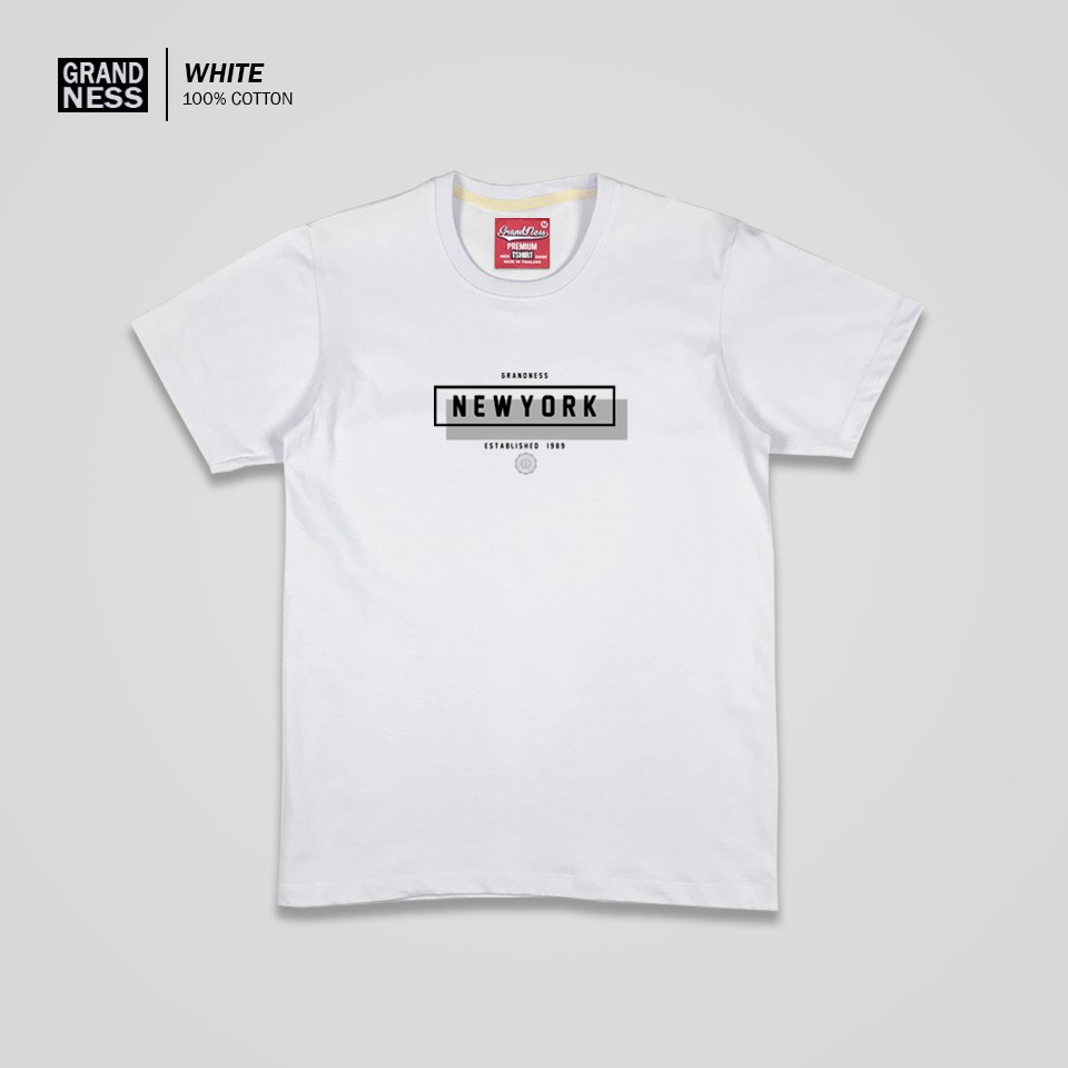 Grandness เสื้อยืดลายกราฟิก รุ่น GN116 ( WHITE )