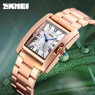 SKMEI watch รุ่น1284 สีพิ้งโกลด์