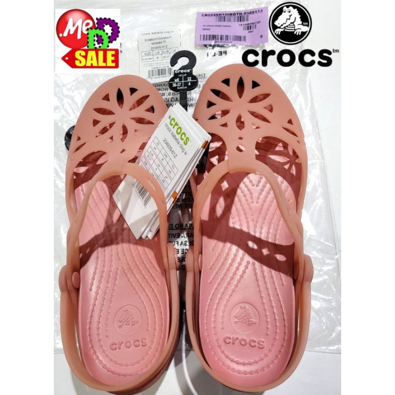 CROCS - ใหม่ คร็อคส์ รองเท้าลำลอง รุ่น Crocs Isabella Clog Carlie Cut ...