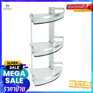 ชั้นกระจกเข้ามุม 3 ชั้น MOYA LX-B80143-TIER GLASS CORNER SHELF MOYA LX-B8014