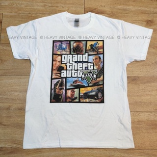 GTA GRAND THEFT AUTO V DTG (DIGITAL TO GARMENT) เสื้อสกรีนดิจิตอลสีคมชัด