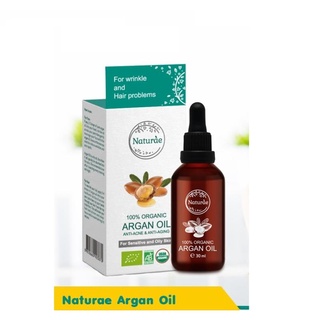 Naturae 100% Organic Argan Oil อาร์แกน ออยล์ 30. ml.