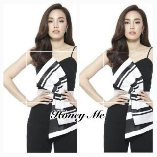 Reflex Jumpsuit สายเดี่ยวสีดำขายาว