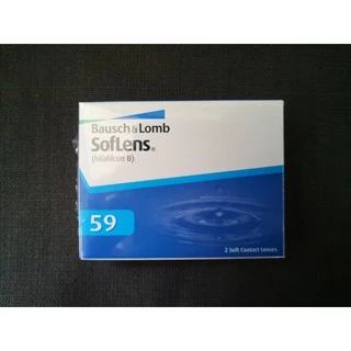 Bausch&Lomb บอชแอนด์ลอมบ์ SofLens 59 คอนแทคเลนส์ใส รายเดือน (2ข้าง/กล่อง)