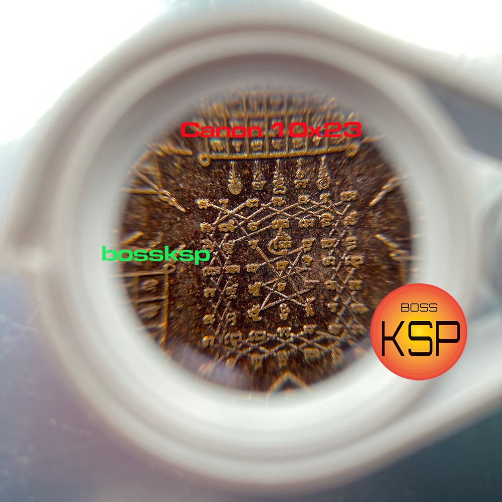กล้องส่องพระ/ส่องเพชรพลอย CA 10x23mm + ซองหนัง บอดี้พลาสติกสีขาว เบาๆ หน้าเลนส์ใหญจับง่ายขึ้นเคลือบผิวมัลติค้ตตัดแสง