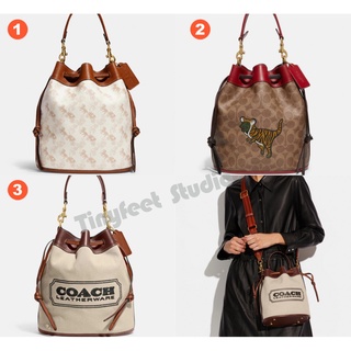 Coach C8465 C7769 C8467 Bag with Horse And Carriage Print Tiger Rexy Women Crossbody Sling Handbag กระเป๋าสะพายข้าง