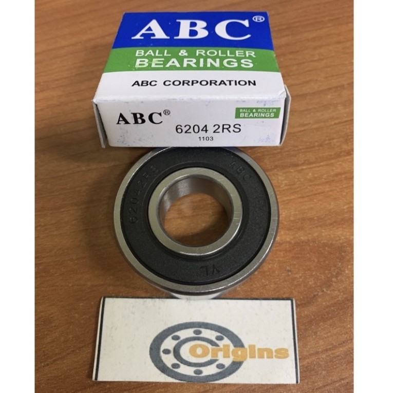 แบริ่ง 6204 FOLDING BEARING GATE 6204 2RS ABC