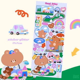 🌈🌟traffic toy sticker glitter สติกเกอร์ | Good Daizy