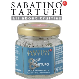 Sabatino Black Truffle Salt 45 g ซาบาติโน่ ทาร์ทูฟี่ เกลือเห็ดทรัฟเฟิล 45กรัมกระปุก