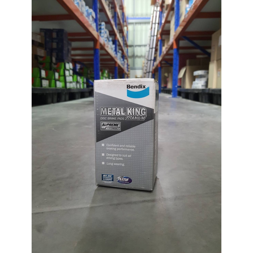 ผ้าเบรค(หน้า-หลัง) นิสสัน เซฟิโร่ A31 [12 วาล์ว], 200 SX / 89-95 ผ้าเบรค Bendix Metal King เบ็นดิกซ์