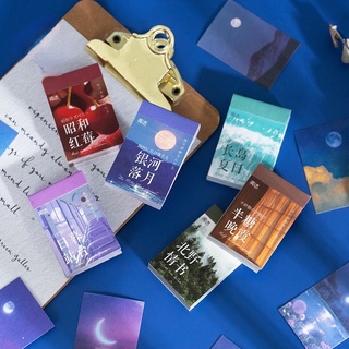 Infeel.me 50 แผ่น พิพิธภัณฑ์ สติ๊กเกอร์สร้างสรรค์ สมุด อัลบั้ม วัสดุตกแต่ง สติ๊กเกอร์