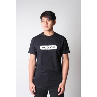 เสื้อยืดผ้าฝ้ายพิมพ์ลายแฟชั่น [S-5XL]Volcom เสื้อยืดแขนสั้น VAF512001APAC NEW EURO SS TEE