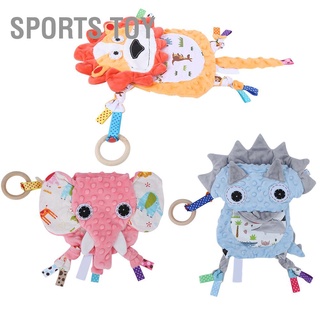 Sports Toy ผ้าขนหนูผ้ากีฬาแบบนุ่มพิมพ์ลายการ์ตูนสัตว์ของเล่นสําหรับเด็ก