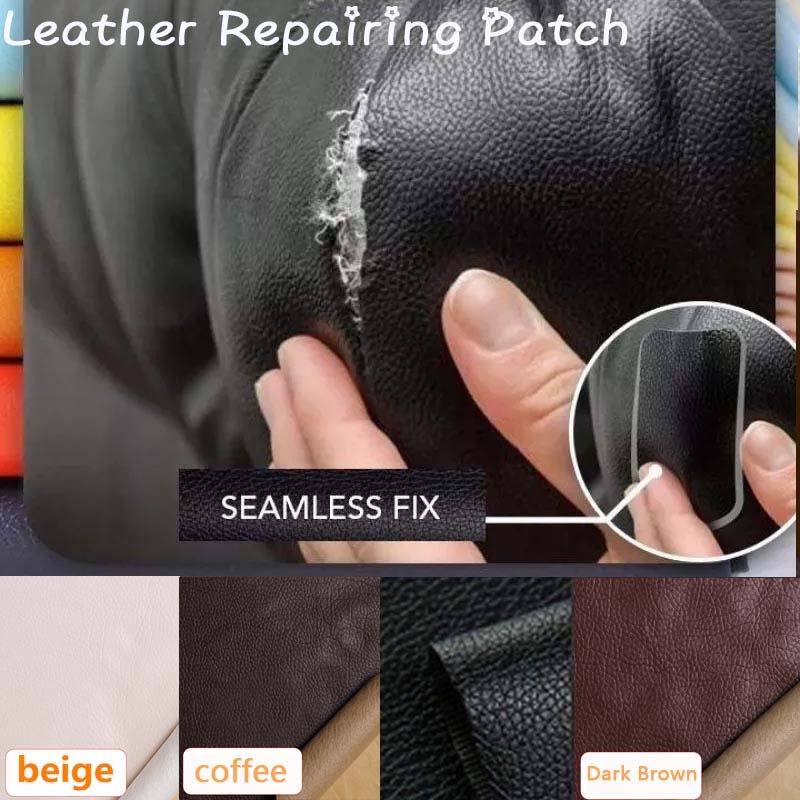 พร้อมส่ง! หนังซ่อมโซฟา ซ่อมเบาะหนัง หนังเทียมมีกาว leather repair patch โซฟา หนัง PU ซ่อมโซฟา แพทช์หนัง