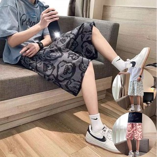 Triple A💕Cubs shorts male ins Hong Kong style casual five-point pants loose tide brand summer pants trend outer wear sports pants