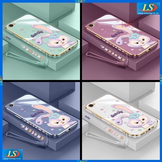 เคส Vivo Y81 เคส Vivo Y81i Y17 Y15 Y12 Y11 Y19 Y15S Y01 Y76 5G Y21 Y21S Y21T Y33T Y33S Y50 Y30 Y95 Y93 Y91 Y20 Y20S g Y12S Y12A Y31 เคสโทรศัพท์มือถือ ลายการ์ตูนกระต่าย StellaLou TZ