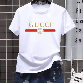 ⚡⚡เสื้อยืด ผ้ามัน ลายGUCCI ผ้านุ่มใส่สบาย ใส่เดียวหรือคู่ก็ได้ ซักไม่ยั้บ บางใส่สบาย👕🎈