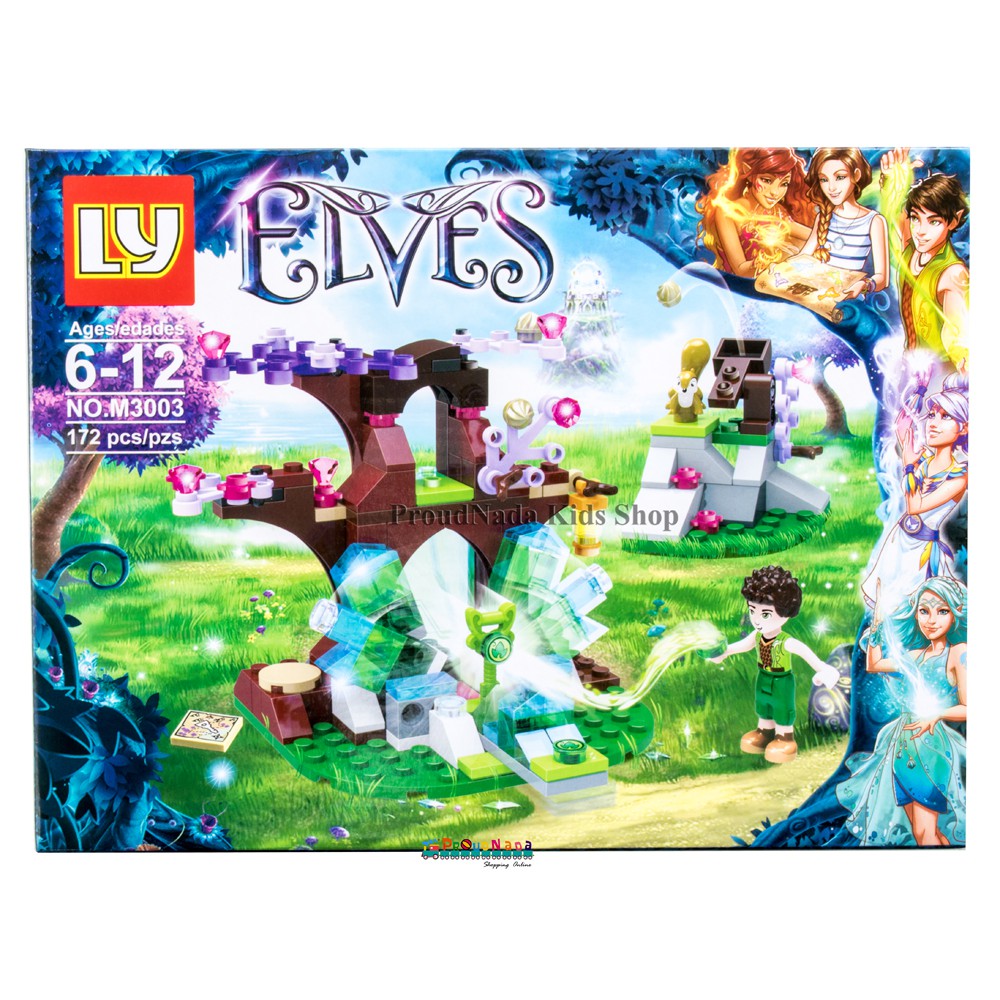 ProudNada Toys ของเล่นเด็กชุดตัวต่อ Elves 172 PCS NO.M3003