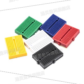 บอร์ดทดลอง ขนาดเล็ก โฟโต้บอร์ดมินิ Mini Breadboard แบบต่อได้ for controller compatible arduino electric