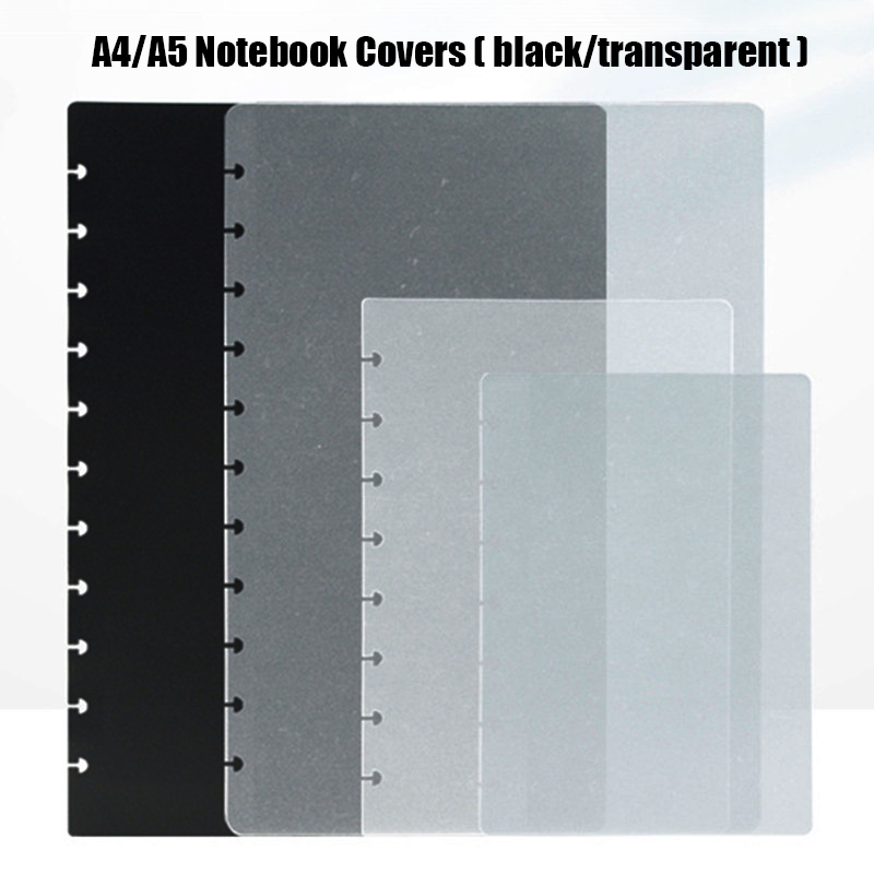 A4/A5 Mushroom Holes Notebooks Cover Set 2 ชิ้น (หน้า+หลัง) Diy Planner Accessories LF19-061