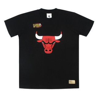 เสื้อยืด Nba BULLS สีดํา