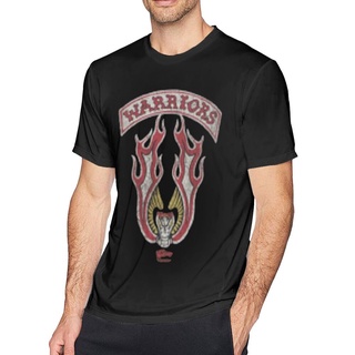 เสื้อยืด พิมพ์ลายสัญลักษณ์ภาพยนตร์ The Warriors สีดํา สไตล์วินเทจ สําหรับผู้ชาย