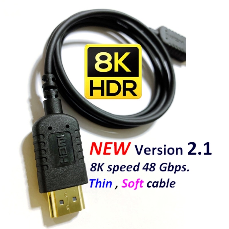 สาย Slim HDMI to Micro HDMI  8K (V 2.1)
