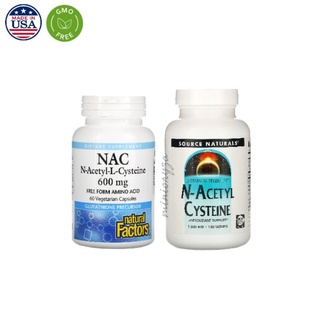 พร้อมส่ง💚NAC N-Acetyl Cysteine - Source Naturals - Natural Factors