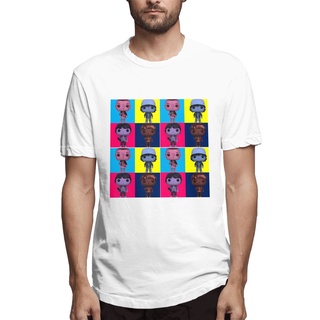 [S-5XL]เสื้อยืดคอกลม แขนสั้น ผ้าฝ้าย พิมพ์ลาย Stranger Things Pop Art สําหรับผู้ชาย