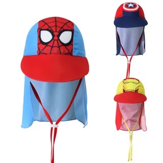 หมวกกันแดด Super Hero สำหรับเด็ก ใส่เล่นน้ำ กัน UV
